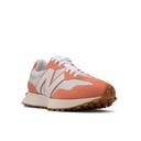 New Balance Men's 327 - White/Pink (Size 5)