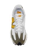 New Balance Men's 327 White/Varsity Gold - Size 14