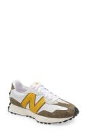 New Balance Men's 327 White/Varsity Gold - Size 14