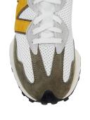 New Balance Men's 327 White/Varsity Gold - Size 14
