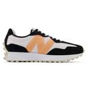 New Balance Men's 327 White/Vibrant Apricot - Size 8