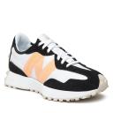 New Balance Men's 327 White/Vibrant Apricot - Size 9