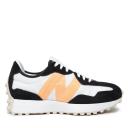 New Balance Men's 327 White/Vibrant Apricot - Size 9
