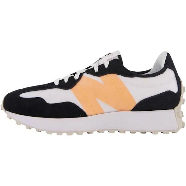 New Balance Men's 327 White/Vibrant Apricot - Size 9