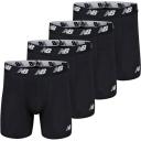 New Balance Men's 5" No-Fly Cotton Performance Boxer Briefs, (3 Pack)