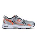 New Balance Men's 530 Rain Cloud/Black/Team Orange - Size 8