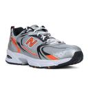 New Balance Men's 530 Rain Cloud/Black/Team Orange - Size 9