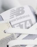 New Balance Men's 574 Grey/Sea Salt - Size 13