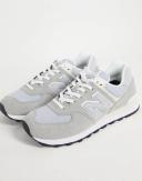 New Balance Men's 574 Grey/Sea Salt - Size 13