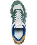 New Balance Men's 574 Rugged - Green/Blue (Size 8)