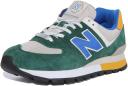 New Balance Men's 574 Rugged - Green/Blue (Size 8)