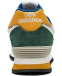 New Balance Men's 574 Rugged - Green/Blue (Size 8.5)