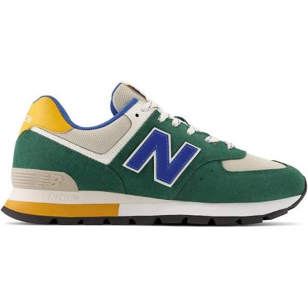 New Balance Men's 574 Rugged - Green/Blue (Size 8.5)