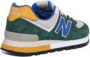 New Balance Men's 574 Rugged - Green/Blue (Size 9)