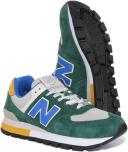 New Balance Men's 574 Rugged - Green/Blue (Size 9)