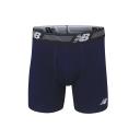 New Balance Men's 6 Boxer Brief Fly Front with Pouch, 3-Pack of 6 Inch Tagless Underwear