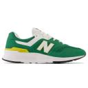 New Balance Men's 997H in Green/Yellow Suede/Mesh, Size 12.5