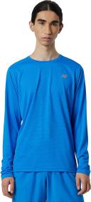 New Balance Men's Accelerate Long Sleeve Serene Blue - Size M