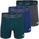 New Balance Men's Cotton Performance Boxer Briefs 4-Pack