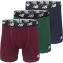 New Balance Men's Cotton Performance Boxer Briefs 4-Pack