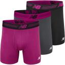 New Balance Men's Cotton Performance Boxer Briefs 4-Pack