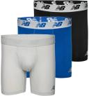 New Balance Men's Cotton Performance Boxer Briefs 4-Pack