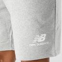 New Balance Men's Essentials Stacked Logo French Terry Short Athletic Grey - Size XS