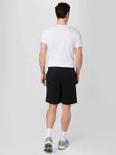 New Balance Men's Essentials Stacked Logo French Terry Short Black - Size XS