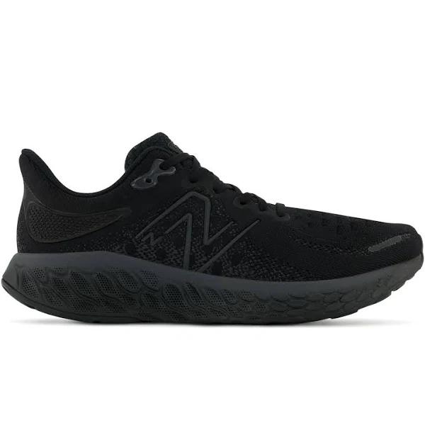 New Balance Men's Fresh Foam x 1080v12 Black/Thunder/White - Size 7.5