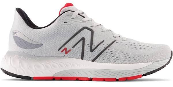 New Balance Men's Fresh Foam x 880 V12 Light Aluminum/True Red - Size 12