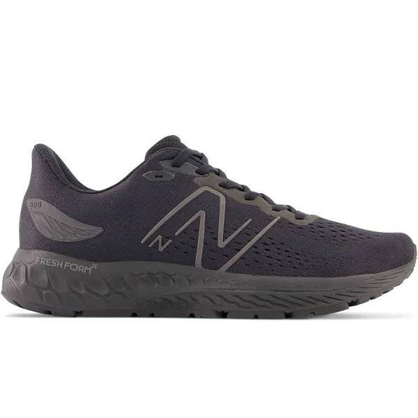 New Balance Men's Fresh Foam x 880v12 Black/Black Metallic/Magnet - Size 7.5