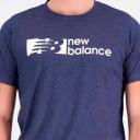 New Balance Men's Graphic Heathertech Tee NB Navy - Size 2XL