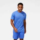 New Balance Men's Heathertech Tee Marine Blue - Size 2XL