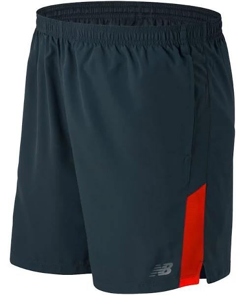New Balance Men's Impact Run 3 Inch Split Short Vibrant Orange - Size L