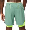 New Balance Men's Impact Run at 7 Inch 2 in 1 Short Jade - Size 2XL