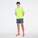 New Balance Men's Impact Run Short Sleeve Athletic Grey - Size M