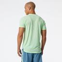 New Balance Men's Impact Run Short Sleeve Athletic Grey - Size M