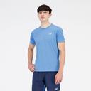 New Balance Men's Impact Run Short Sleeve Athletic Grey - Size M