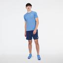 New Balance Men's Impact Run Short Sleeve Athletic Grey - Size M