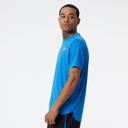 New Balance Men's Impact Run Short Sleeve Athletic Grey - Size M