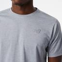New Balance Men's Impact Run Short Sleeve Athletic Grey - Size M