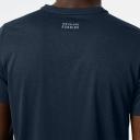 New Balance Men's Impact Run Short Sleeve Natural Indigo Heather - Size L