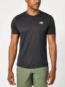 New Balance Men's Impact Run Short Sleeve Natural Indigo Heather - Size L