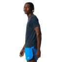 New Balance Men's Impact Run Short Sleeve Natural Indigo Heather - Size L