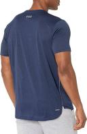 New Balance Men's Impact Run Short Sleeve Natural Indigo Heather - Size L