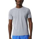 New Balance Men's Impact Run Short Sleeve Natural Indigo Heather - Size L