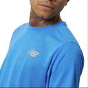 New Balance Men's Impact Run Short Sleeve Natural Indigo Heather - Size L