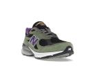 New Balance Men's Made in USA 990v3 Olive Leaf/Black - Size 13