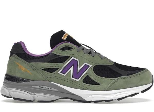 New Balance Men's Made in USA 990v3 Olive Leaf/Black - Size 13