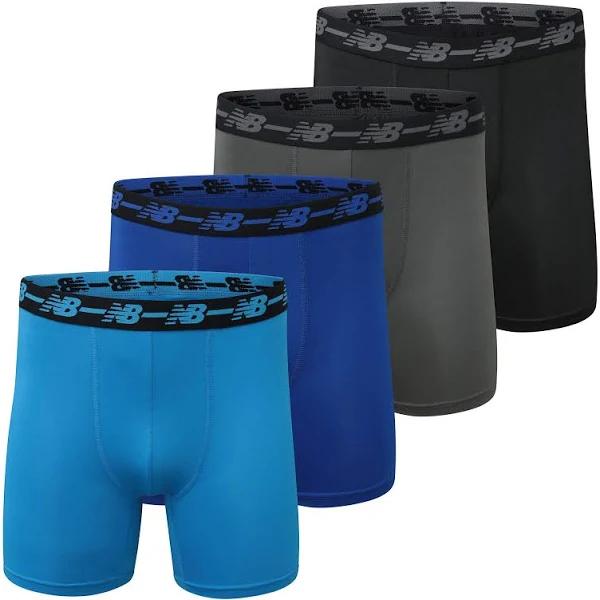 New Balance Men's Standard Boxer Brief (4 Pack)
